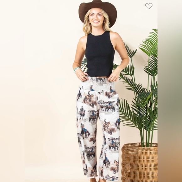 Wild West Smocked Pants - Picture 3 of 8